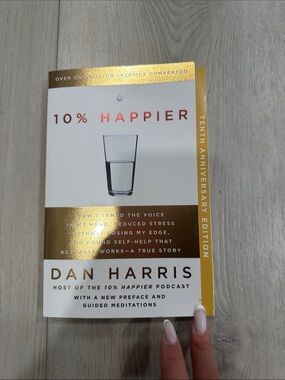 10% Happier Dan Harris Meditation Self Help Paperback Book